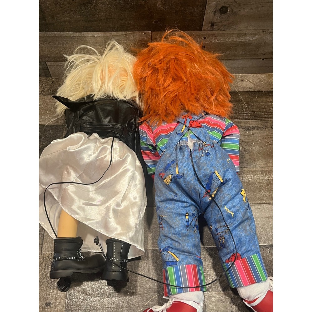 Chucky And Tiffany Valentine Animated Talking Doll's Bundle Tested And Working - Picture 5 of 6